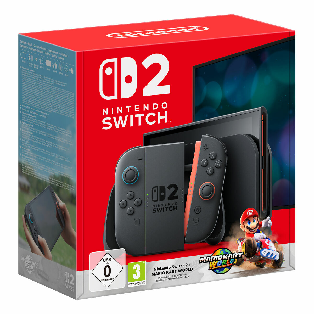 Nintendo Switch 2 Nintendo SW2 MKART WRLD Black Mario Kart World