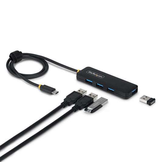 USB Hub Startech H5C4A-USB-HUB-2 Black