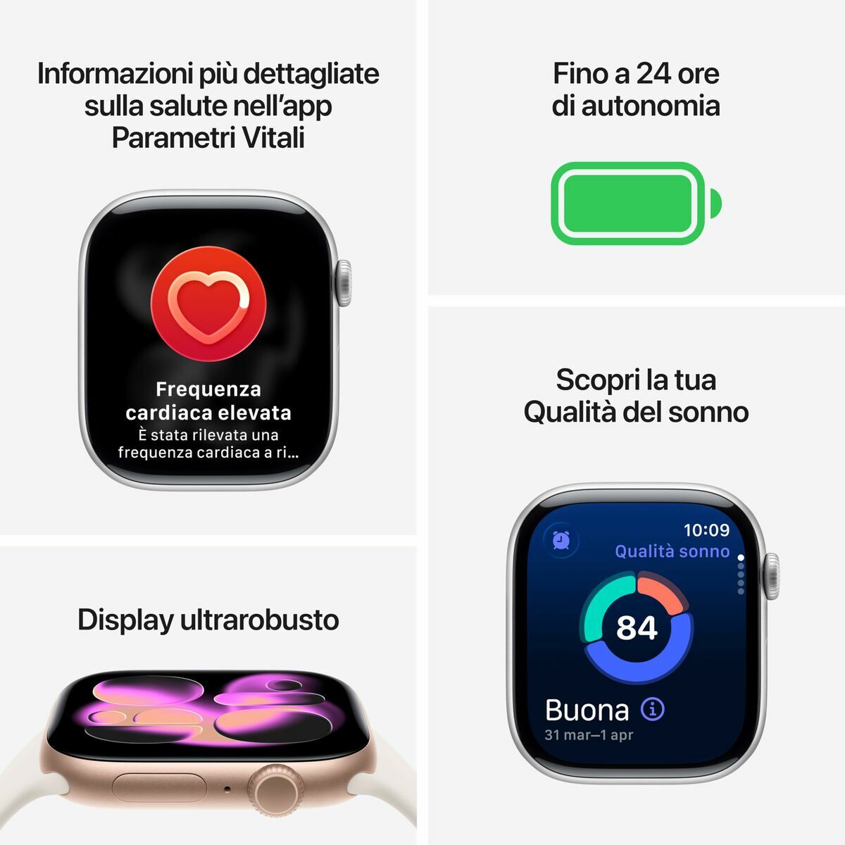 Smartwatch Apple MEVA4QL/A Silver 46 mm