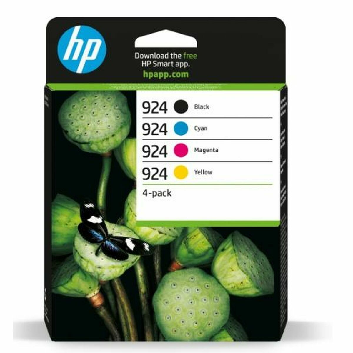 Original Ink Cartridge HP 4S6W3NE Multicolour Magenta 4 Pieces (4 Units)