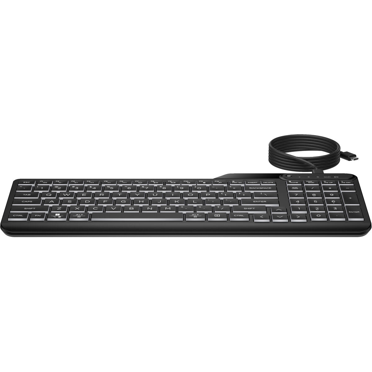 Keyboard HP 7N7C0AA#ABE White Black Spanish Qwerty