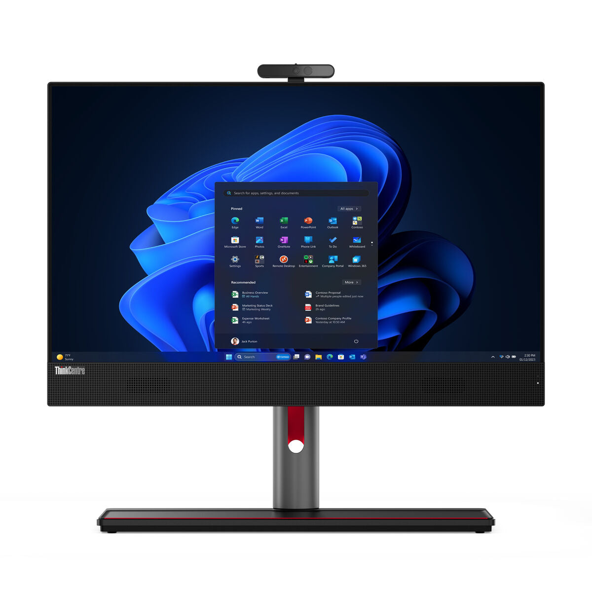 All in One Lenovo 12SH000QSP 23,8" 16 GB RAM 512 GB SSD i5-14500 Spanish Qwerty