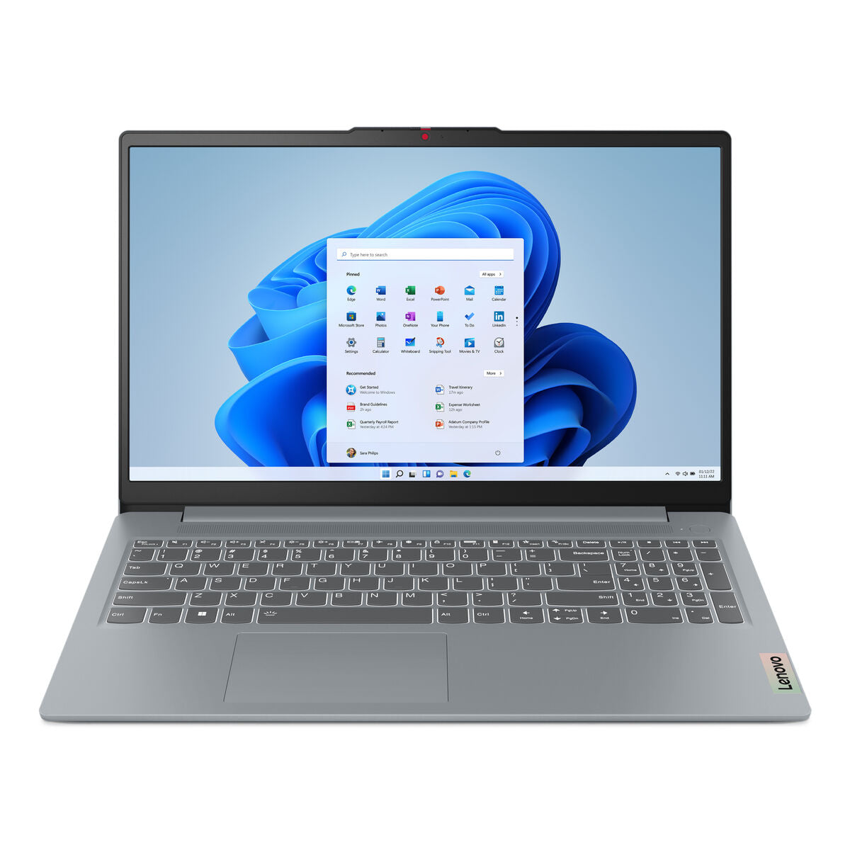 Laptop Lenovo Slim 3 15ABR8 15,6" 16 GB RAM 512 GB SSD Spanish Qwerty