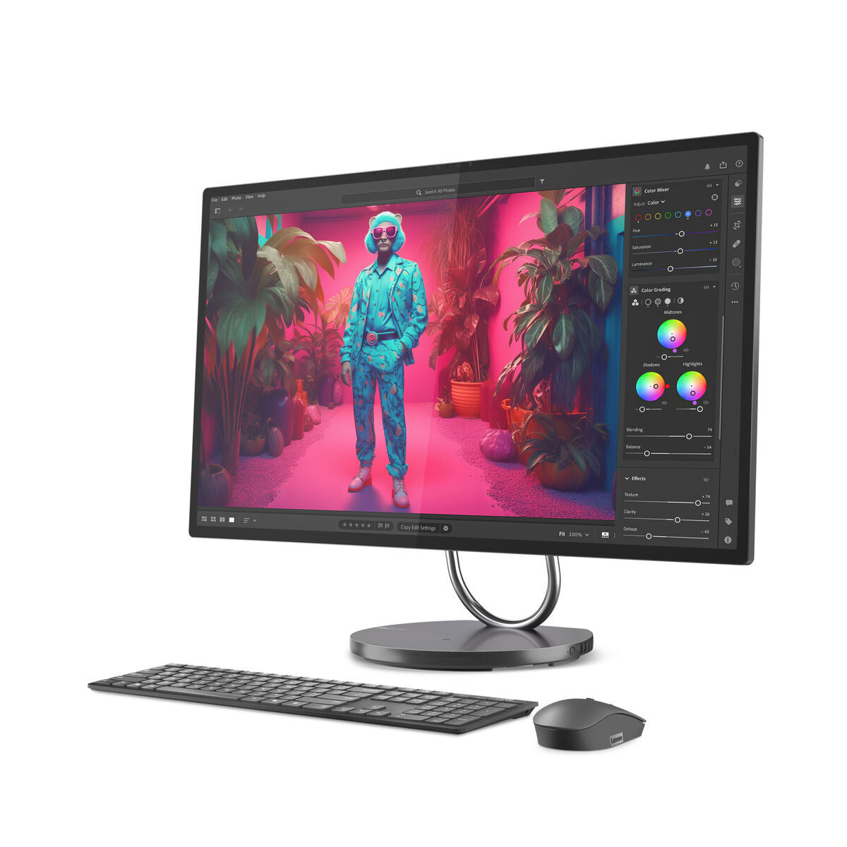 All in One Lenovo F0HX000KSP Nvidia Geforce RTX 4050 31,5" Intel Core Ultra 7 258V 1 TB SSD Spanish Qwerty