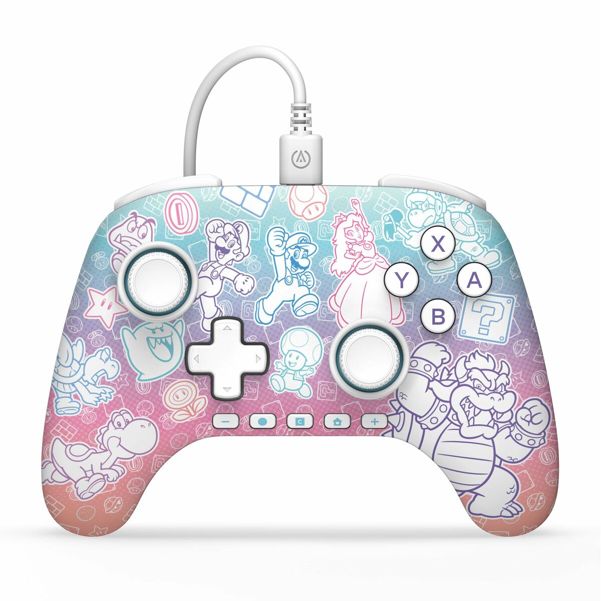 Pro Controller for Nintendo Switch + USB Cable Powera Super Mario