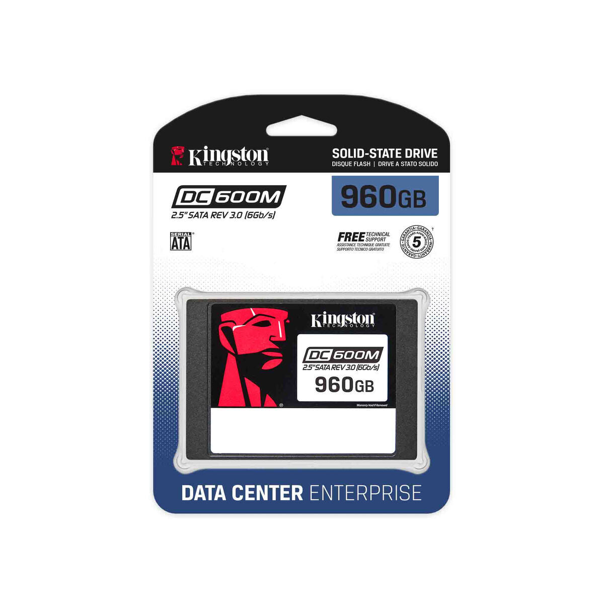 Hard Drive Kingston DC600M 960 GB SSD