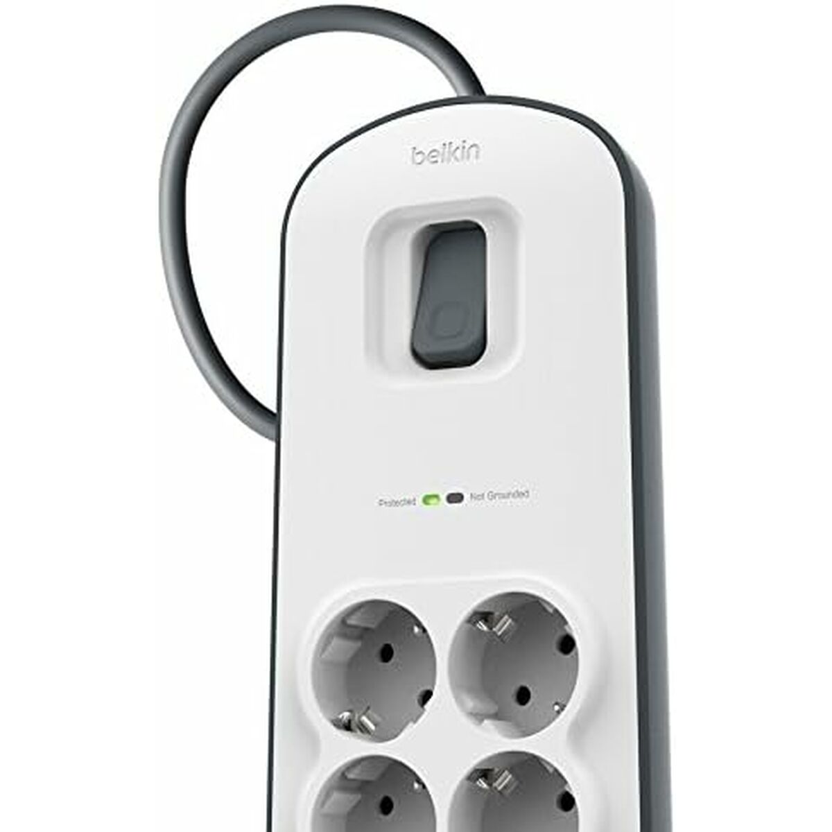 Power Socket 8 Sockets with Switch Belkin BSV804VF2M USB x 2 White (2 m)