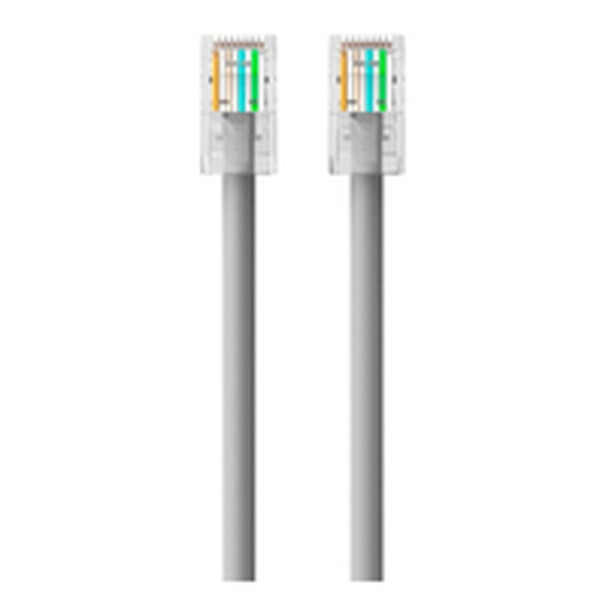UTP Category 6 Rigid Network Cable Belkin A3L981BT01M-H-S Grey 1 m 1 Unit