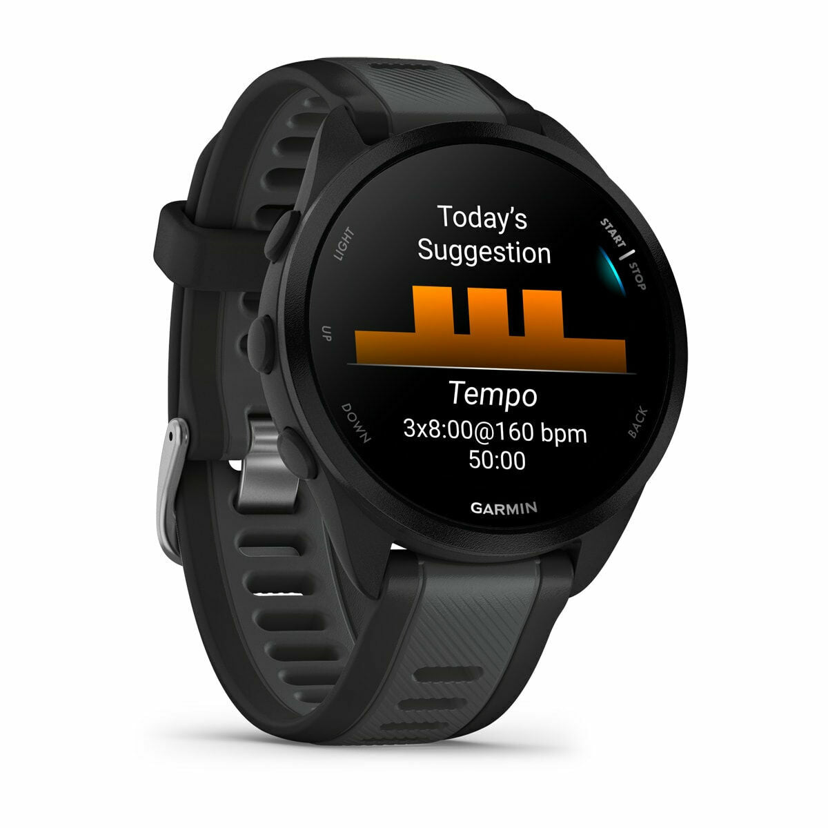 Smartwatch GARMIN Forerunner 165 Music Black Silver 1,2" 43 mm