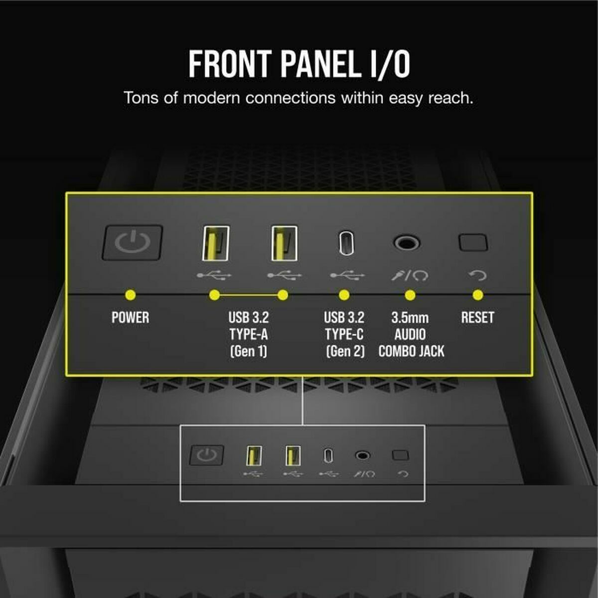 ATX Semi-tower Box Corsair CC-9011309-WW Black