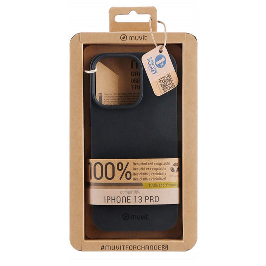 Mobile cover Muvit for Change iPhone 13 Pro Black