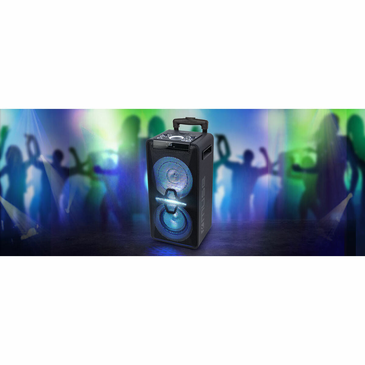 Portable Speaker Muse M-1920 DJ Black 300 W