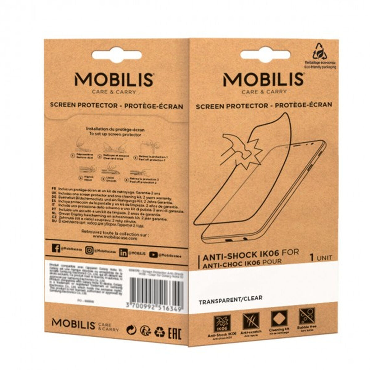 Tablet Screen Protector Mobilis 036322