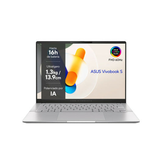 Laptop Asus 90NB14P1-M004W0 14" AMD Ryzen AI 9 HX 370 32 GB RAM 1 TB SSD Spanish Qwerty