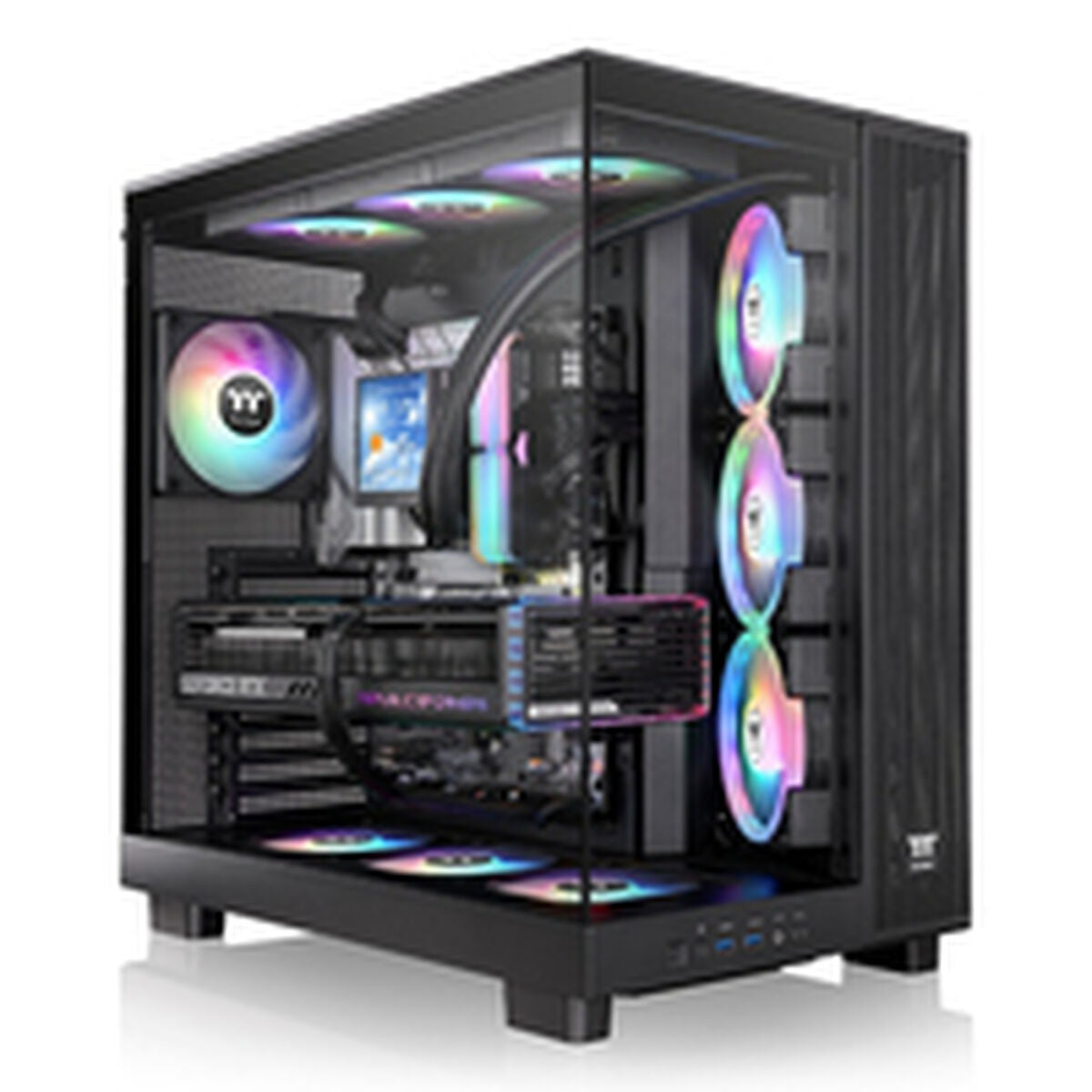 ATX Semi-tower Box THERMALTAKE View 380 XL TG ARGB Black