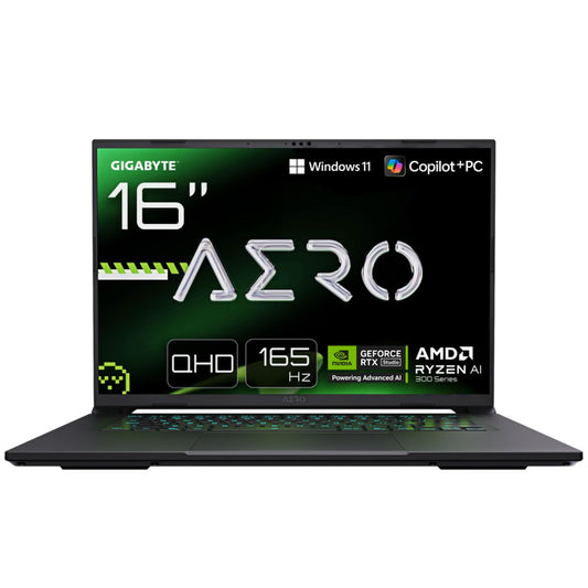 Laptop Gigabyte AERO X16 1VH93ESC64AH Copilot+ 16" 32 GB RAM 1 TB SSD geforce rtx 5060 AMD Ryzen AI 9 HX 370