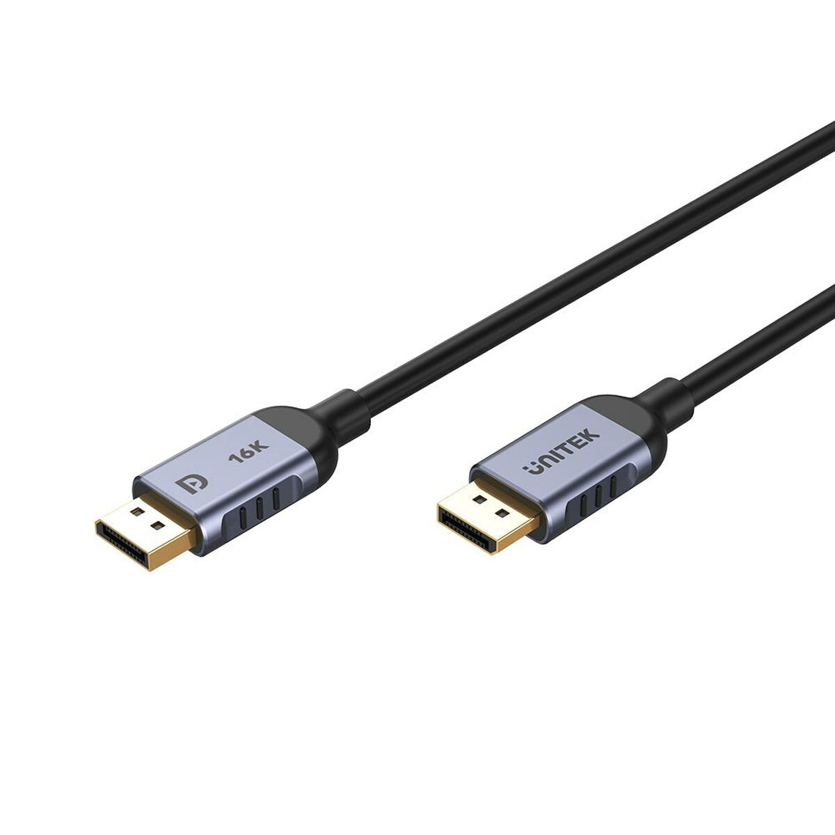DisplayPort Cable Unitek C1628GY01-1.5M Black Grey 1,5 m