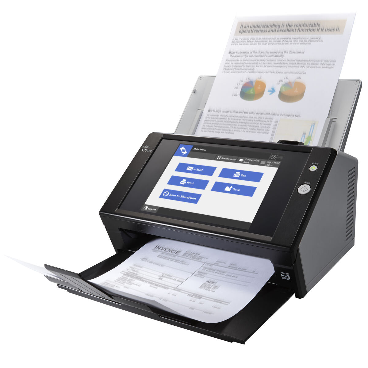 Portable Scanner Fujitsu PA03706-B301 25 ppm