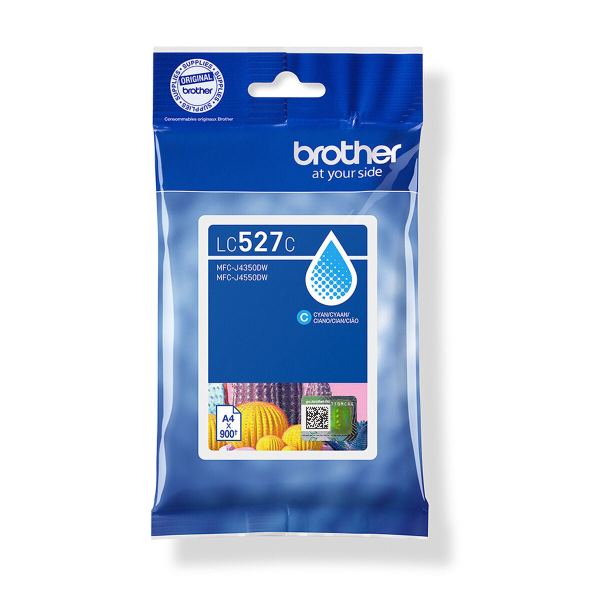 Original Ink Cartridge Brother LC527C Multicolour Cyan