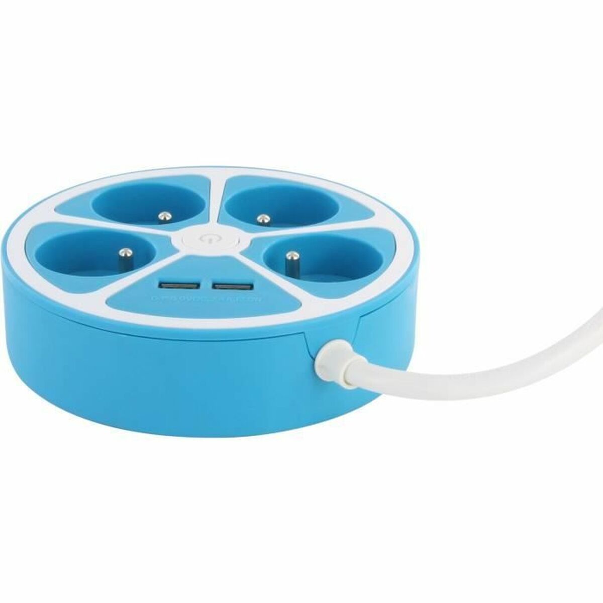 4-socket plugboard with power switch Chacon 4X16 A 3680 W (1,5 m)