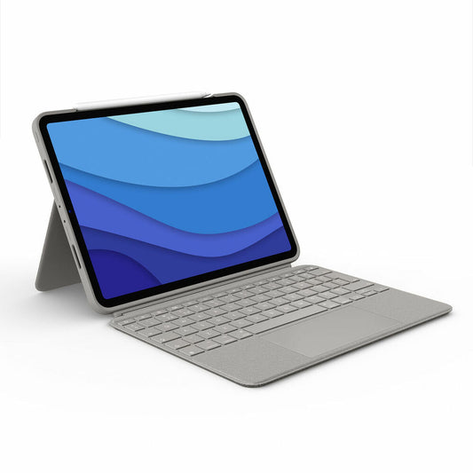 iPad Case Logitech 920-010169 Sand Spanish Qwerty