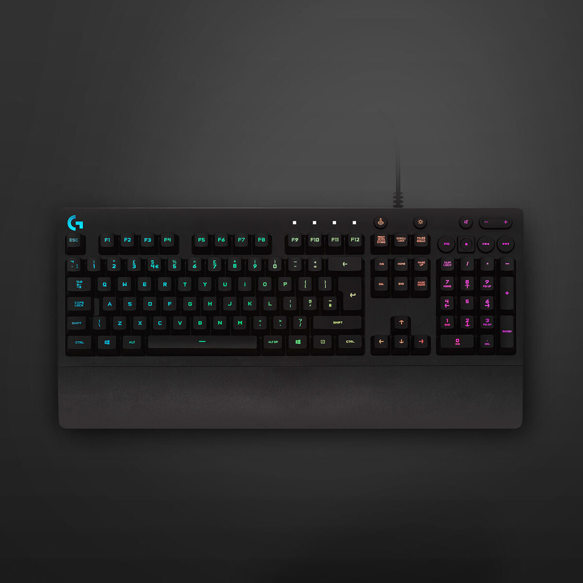 Gaming Keyboard Logitech 920-008093 Spanish Qwerty Black