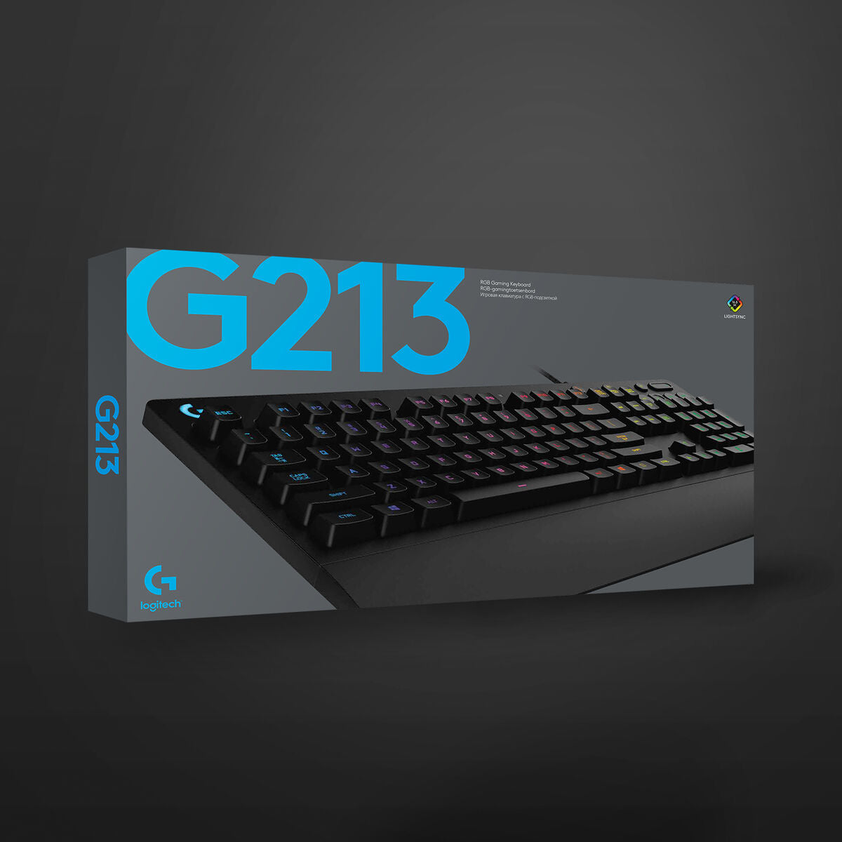Gaming Keyboard Logitech 920-008093 Spanish Qwerty Black
