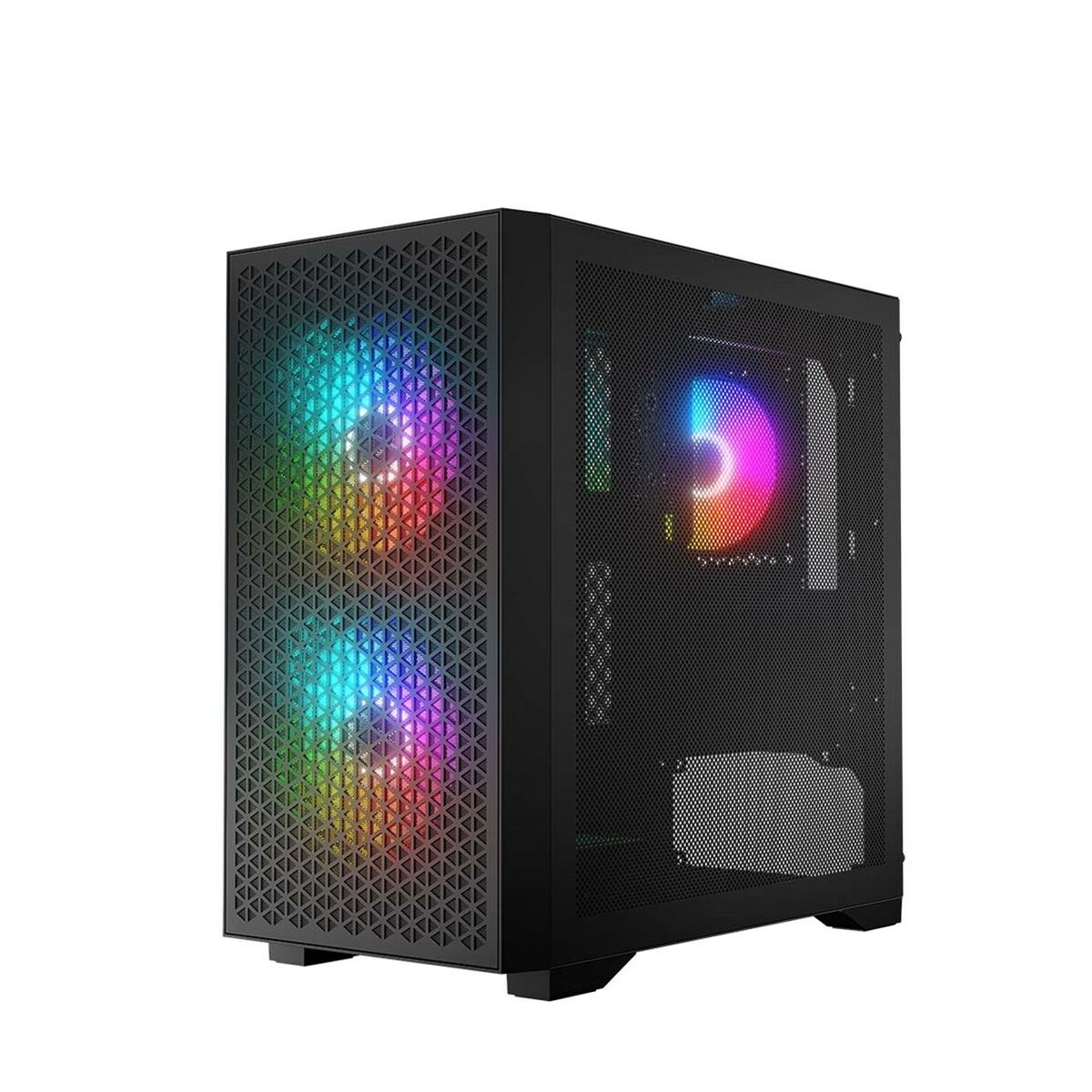 ATX Semi-tower Box Logic AM-DART-PRO-ARGB-10 Black