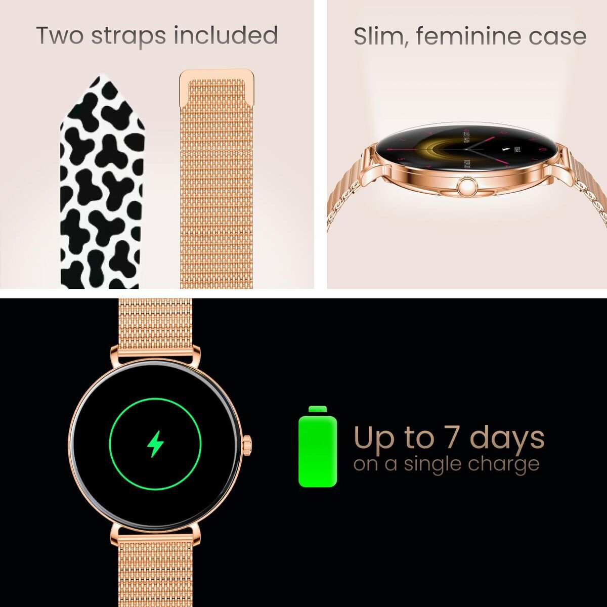 Smartwatch Forever GSM193533 Pink 1,43"