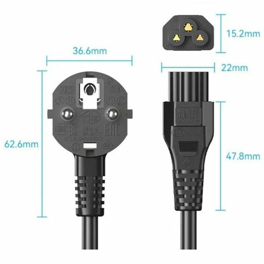 Power Cord Vention ZCKBAC 1,8 m