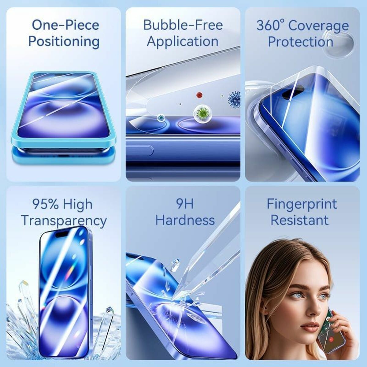 Tempered Glass Mobile Screen Protector Vention KUMTCA-10