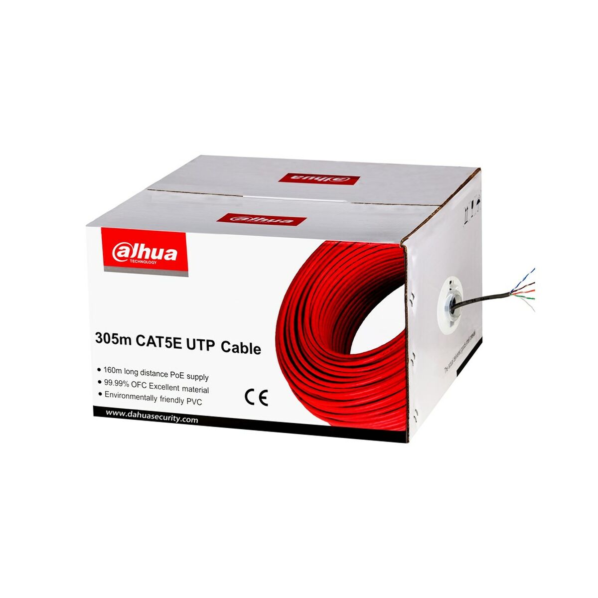 UTP Category 5e Rigid Network Cable Dahua PFM920I-5EUN 305 m