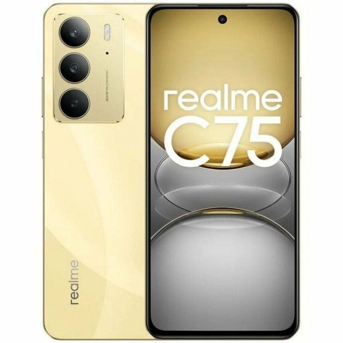 Smartphone Realme Realme C75 Octa Core 8 GB RAM 256 GB Gold 6,72"