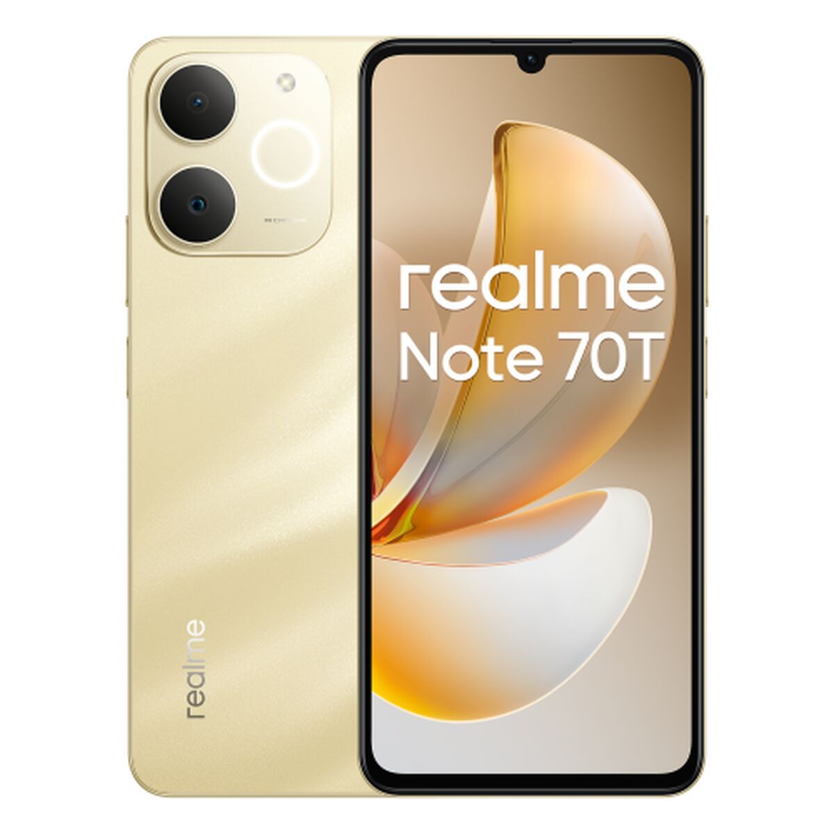 Smartphone Realme NOTE 70T Octa Core 4 GB RAM 256 GB Golden 6,74"
