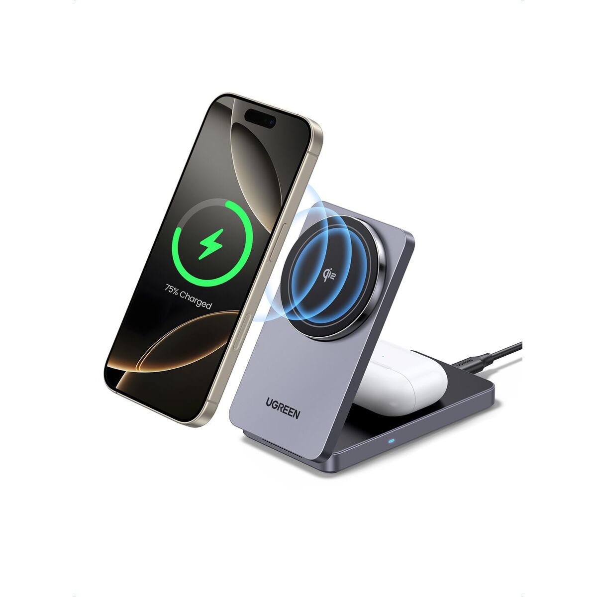 Powerbank Ugreen 45023 Grey 2-in-1