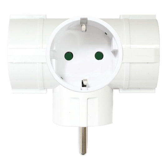 Plug Adapter Silver Electronics 9153 3500W 220 V