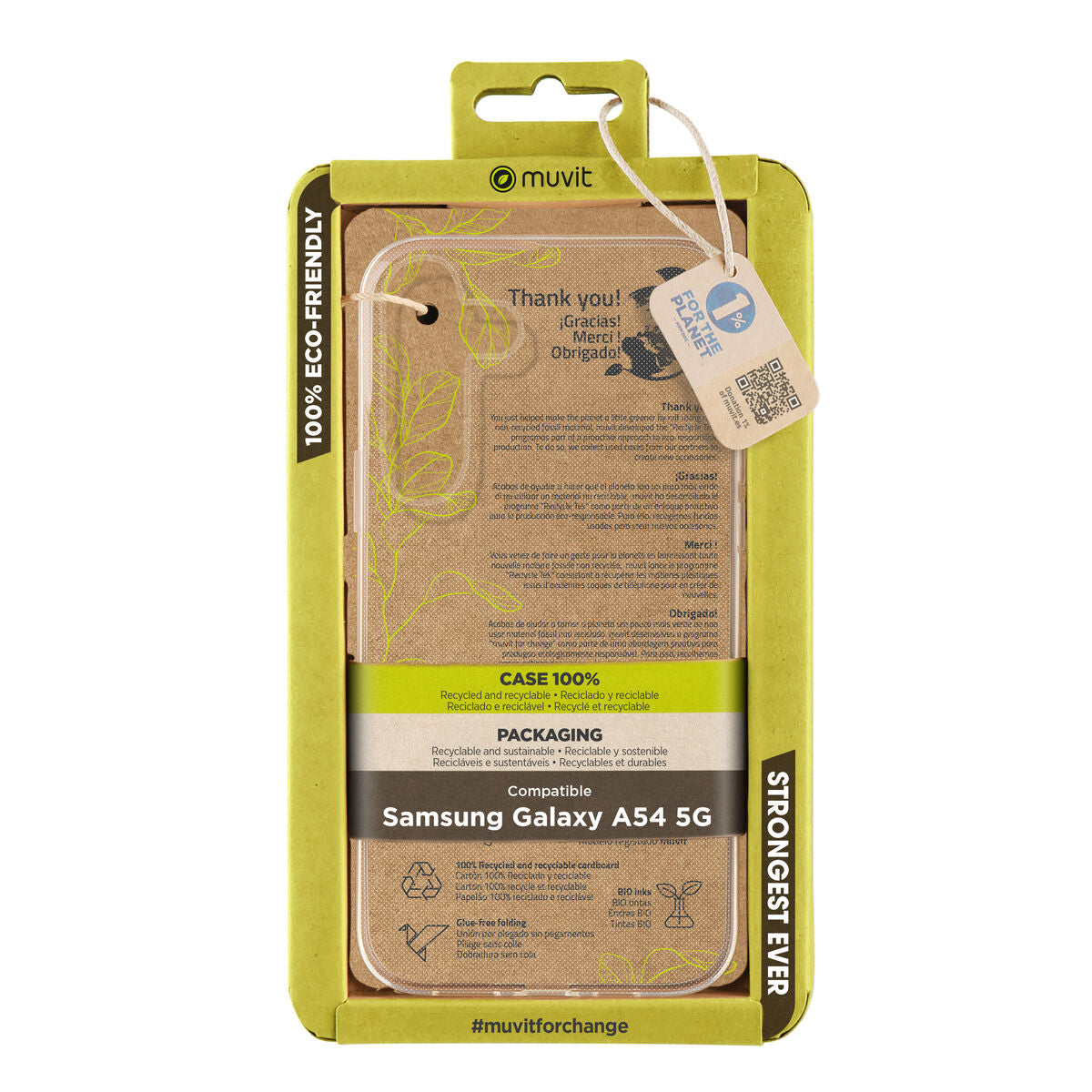 Mobile cover Muvit for Change Galaxy A54 5G Samsung Galaxy A54 5G