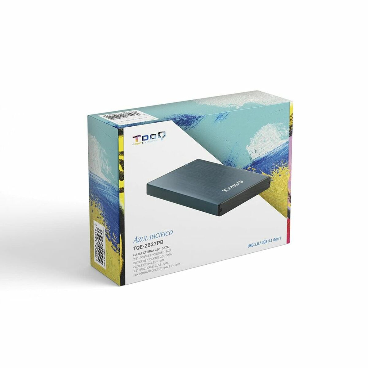 External Box TooQ TQE-2527PB Blue 2,5"