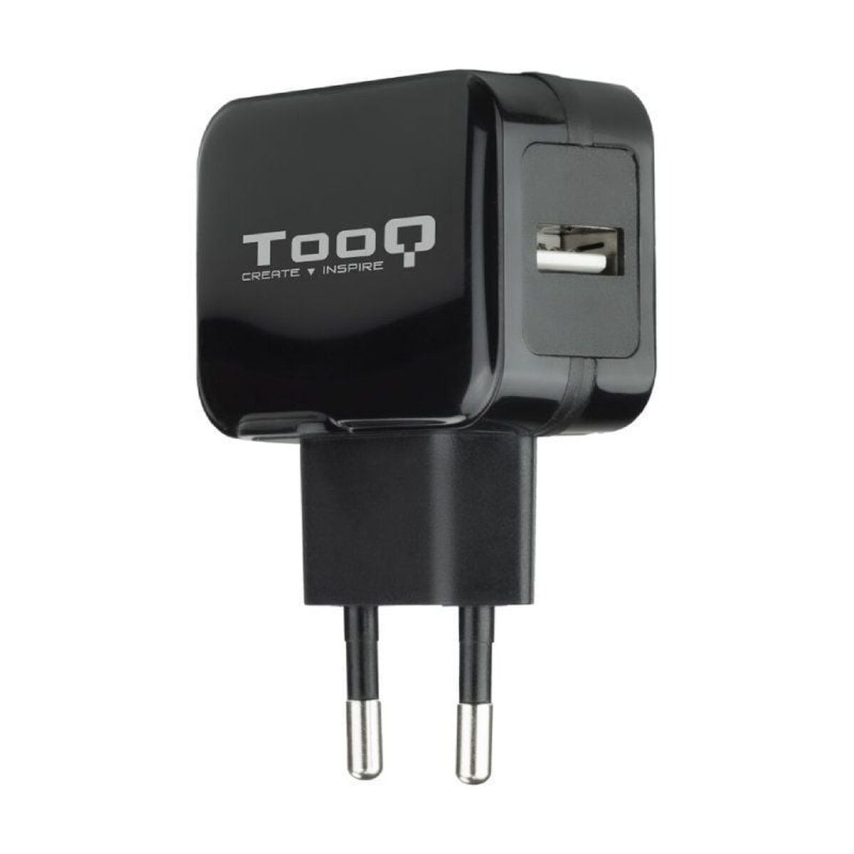 Wall Charger TooQ TQWC-1S01 Black 12 W