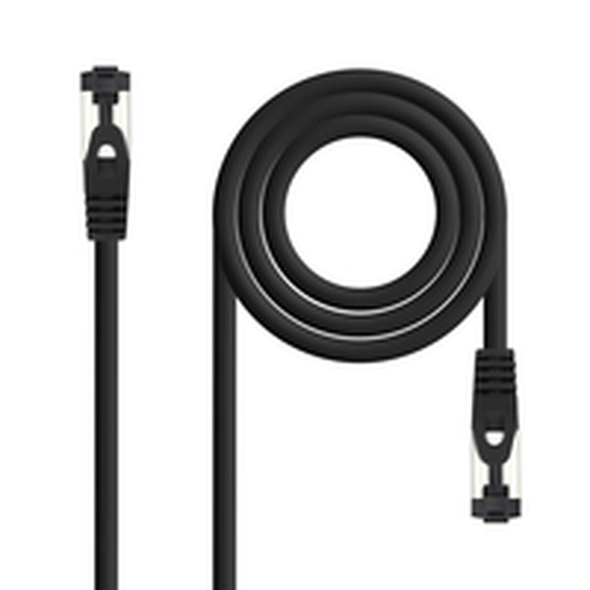 USB Cable NANOCABLE 10.20.2010-BK Black 10 m