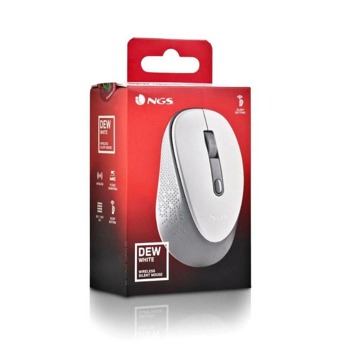 Mouse NGS DEWWHITE White 1600 dpi