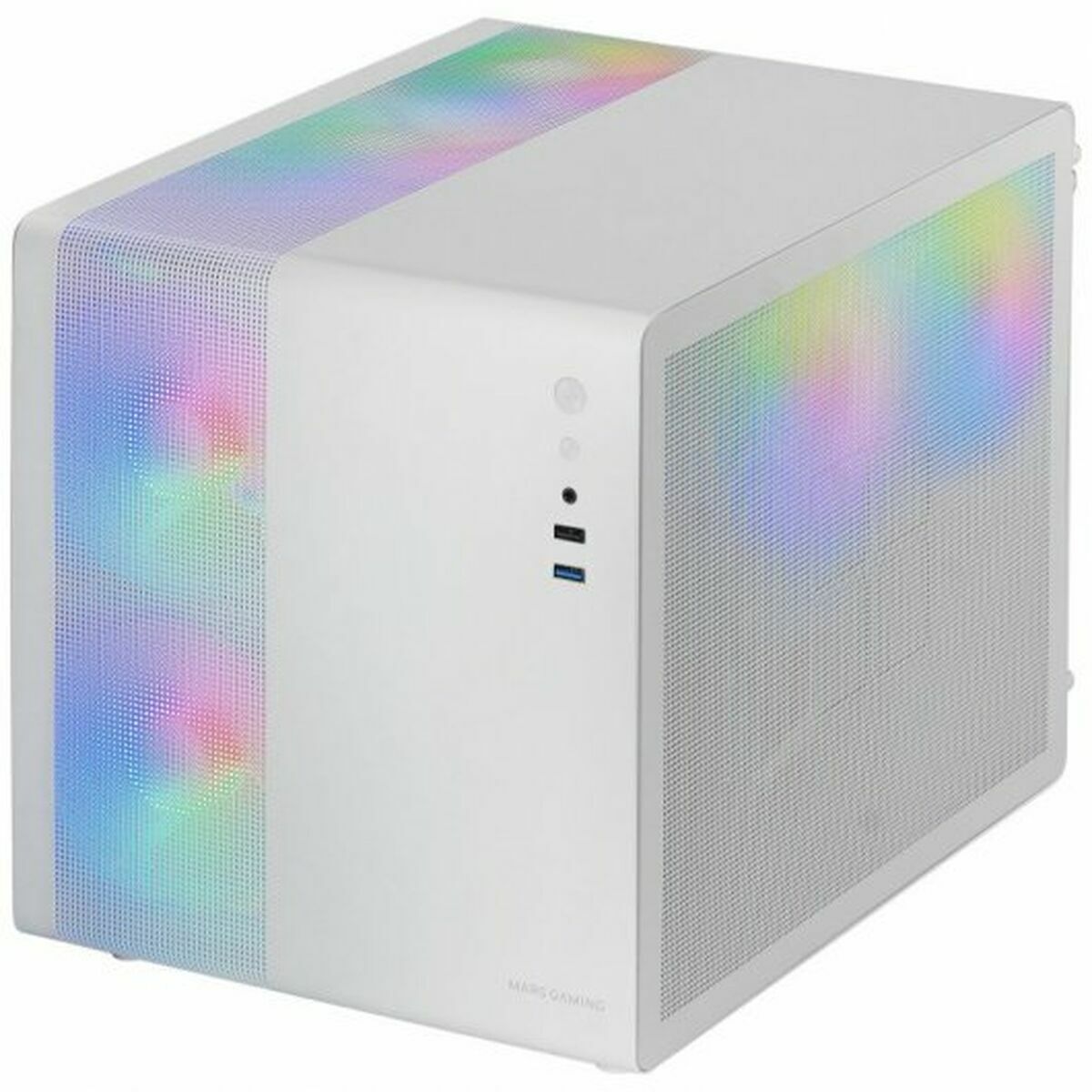 ATX Semi-tower Box Mars Gaming MC400W White Black