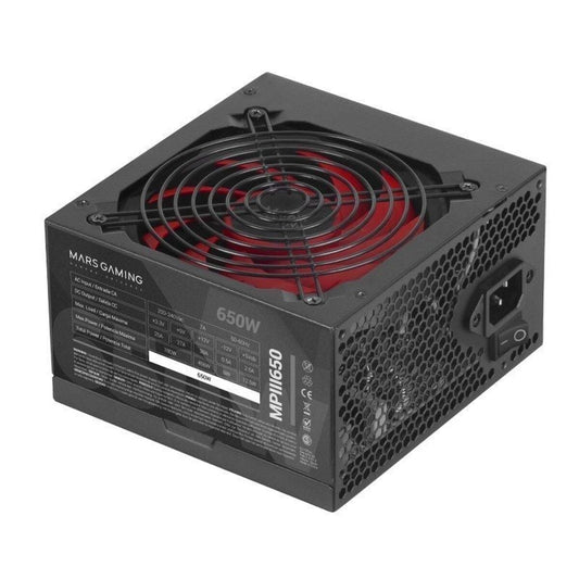 Power supply Mars Gaming MPIII650 ATX 650 W CE - RoHS