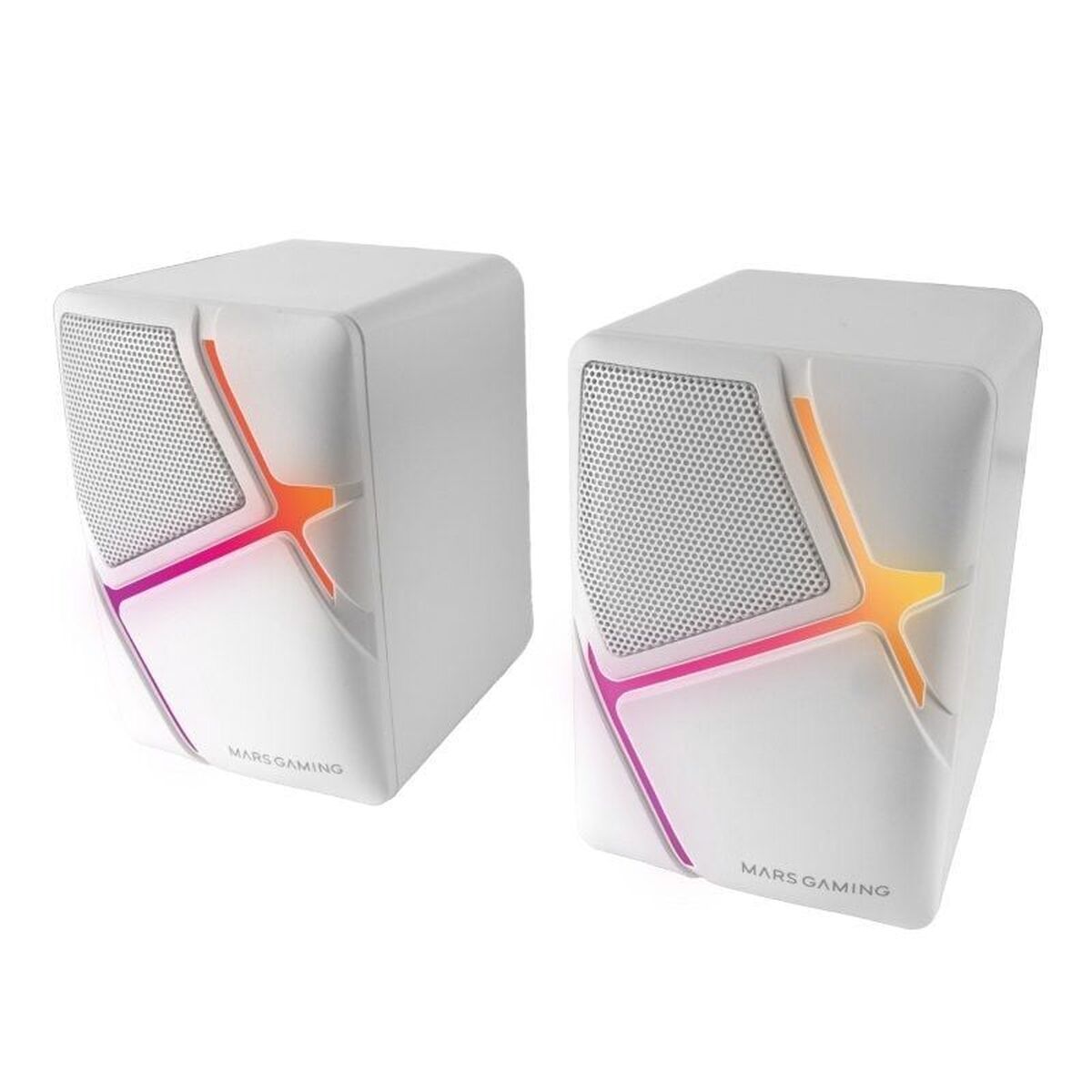 PC Speakers Mars Gaming MSHW White