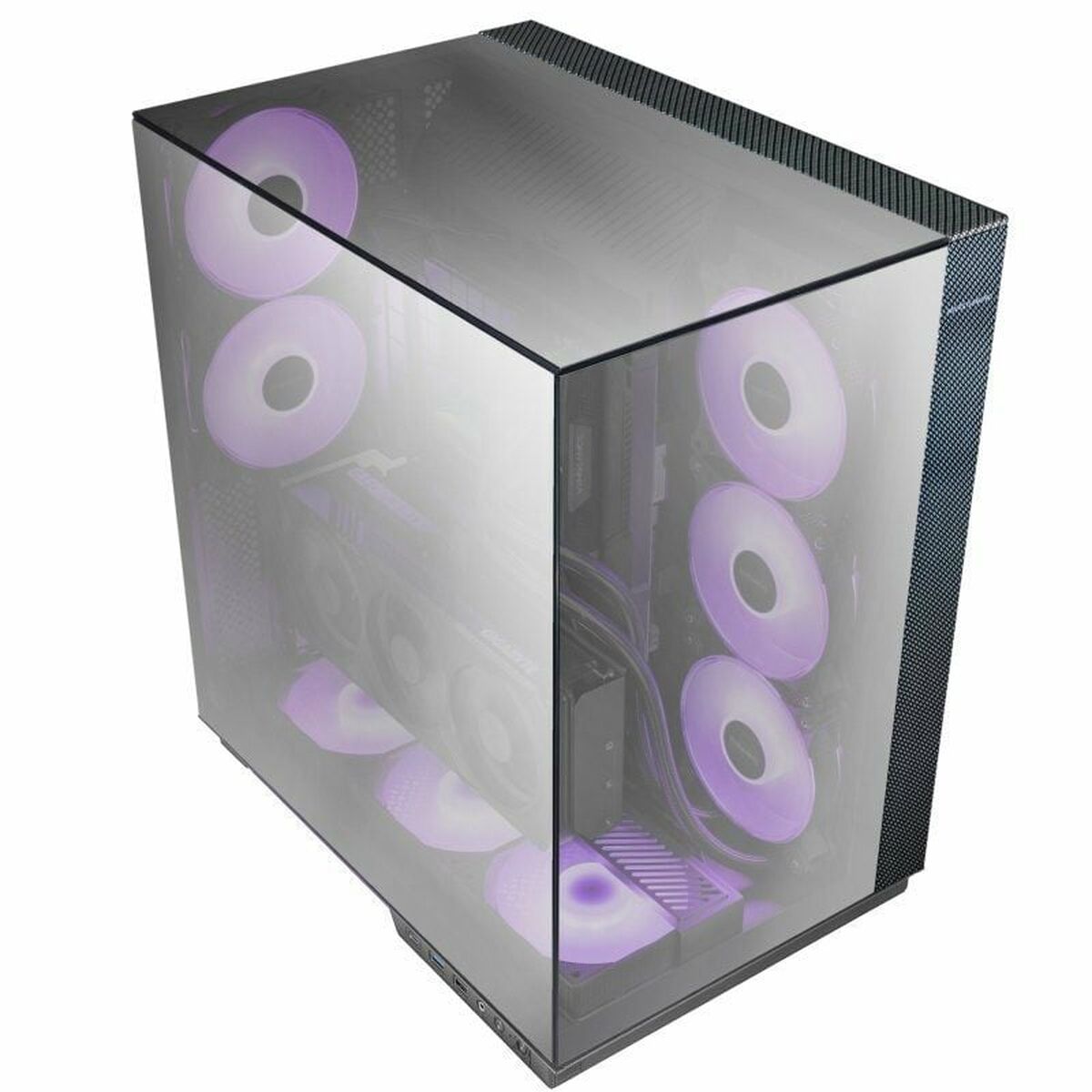 ATX Semi-tower Box Mars Gaming MC3GFPRO Black