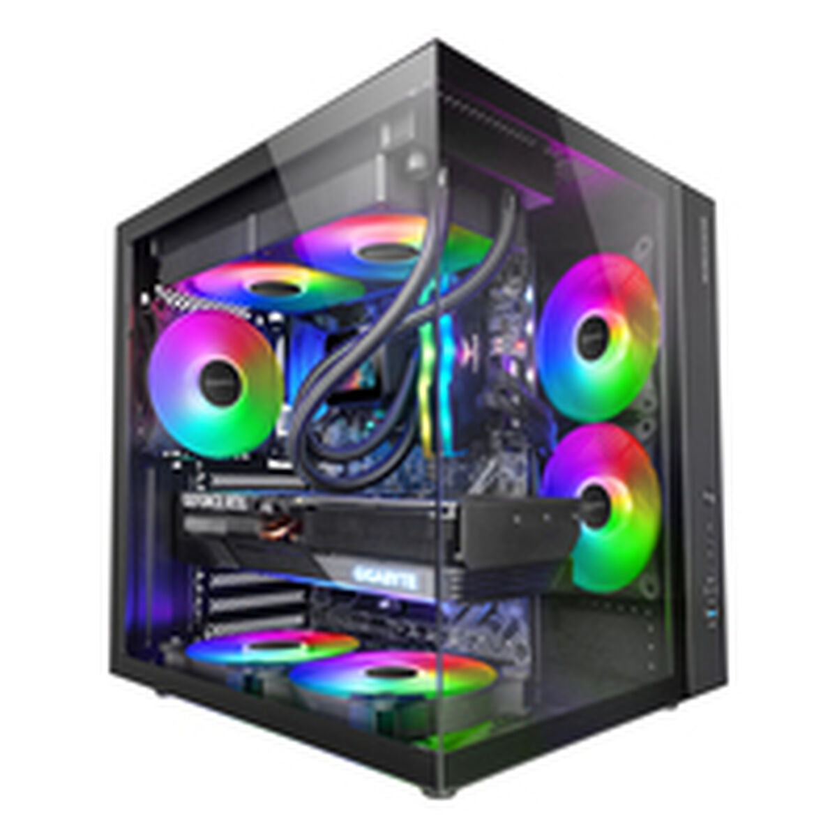 ATX Semi-tower Box Mars Gaming MCVONE Black