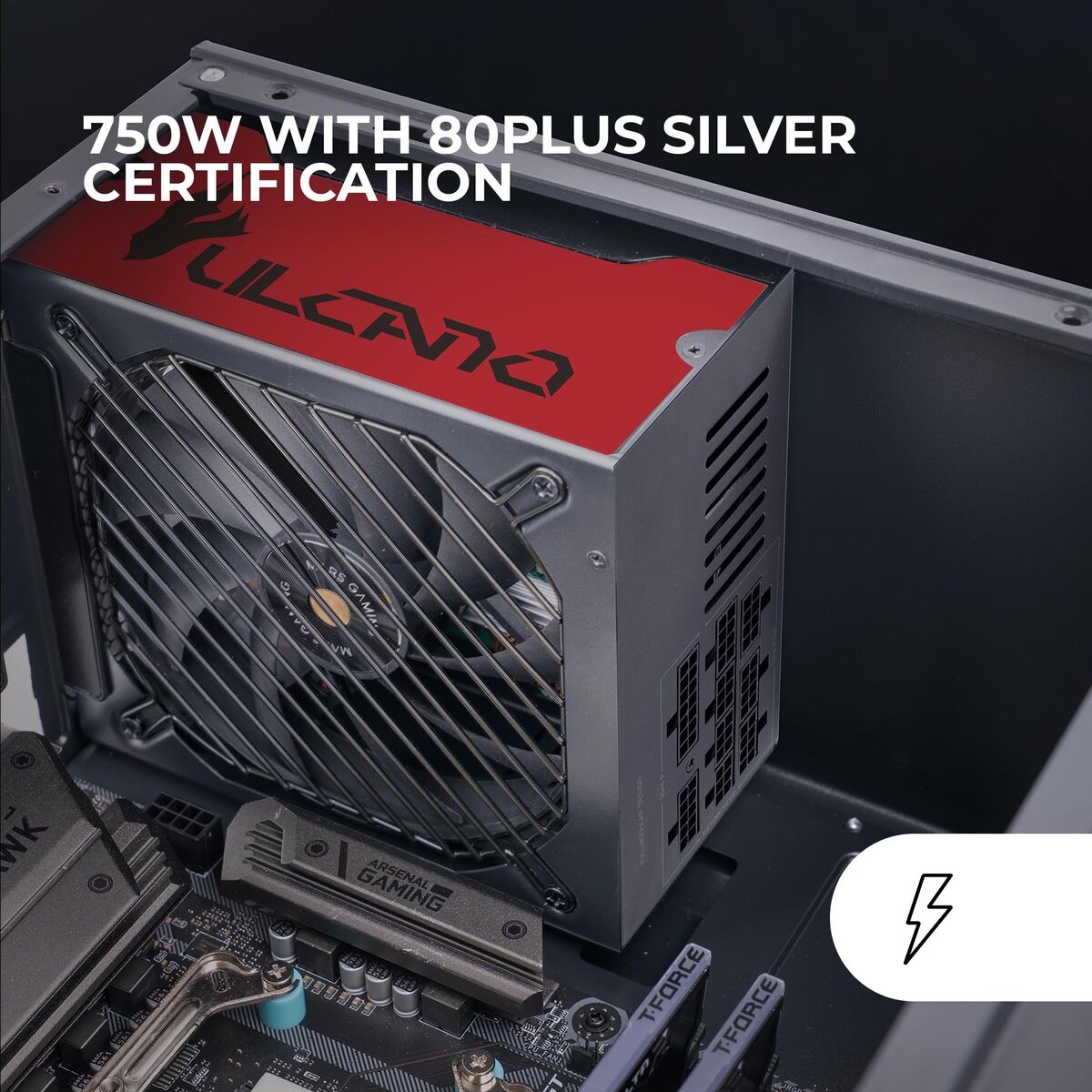 Power supply Mars Gaming MPVU750SIM ATX 750 W 80 Plus Silver