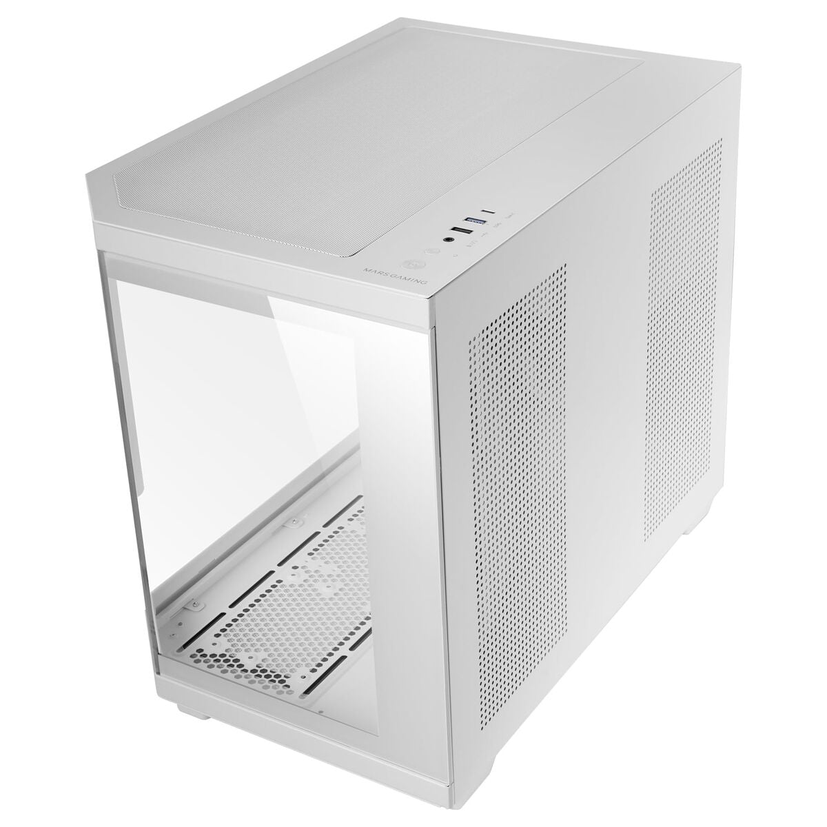 ATX Semi-tower Box Mars Gaming MC3TCORELCDMW White