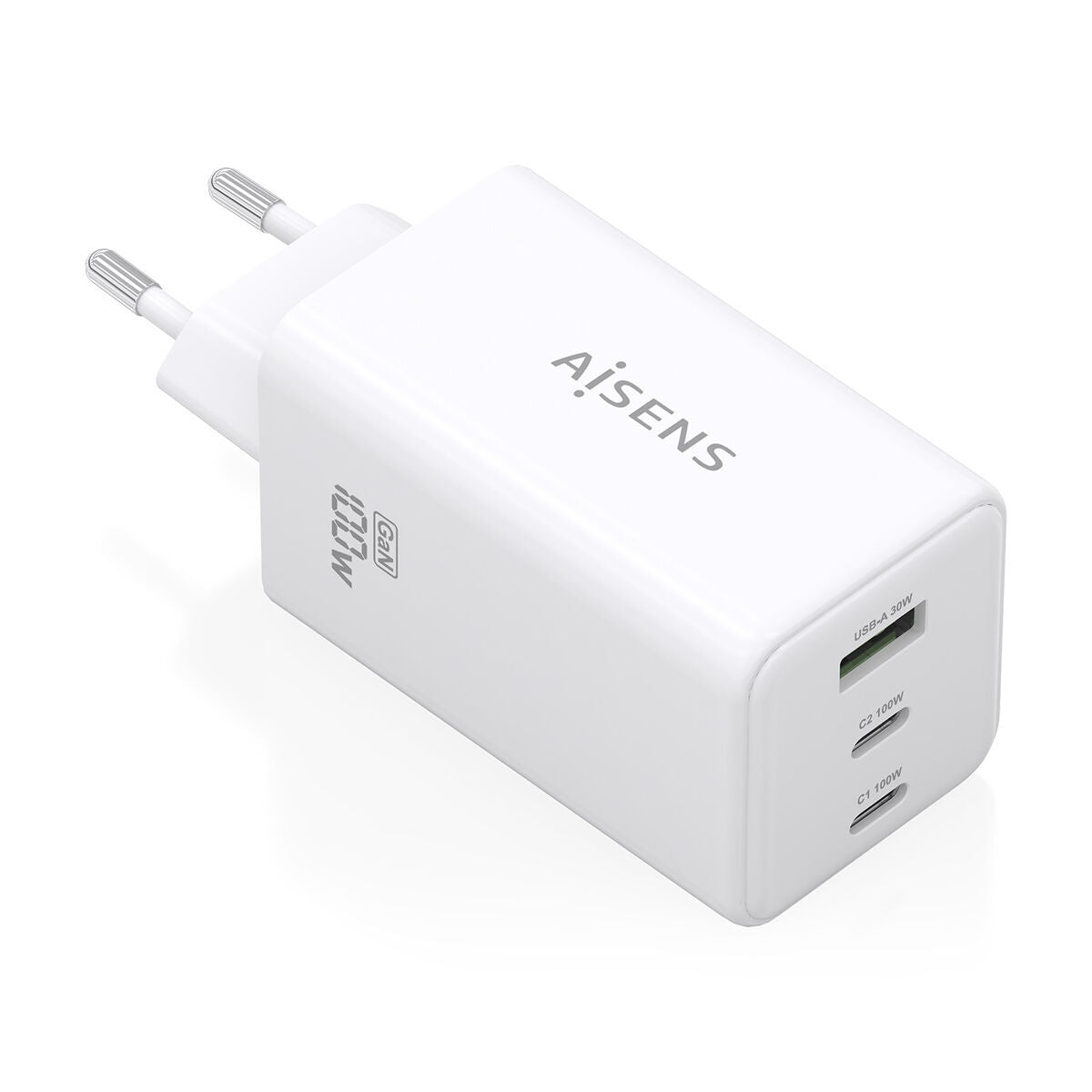 Cordless Charger Aisens ASCH-100W3P051-W White 100 W