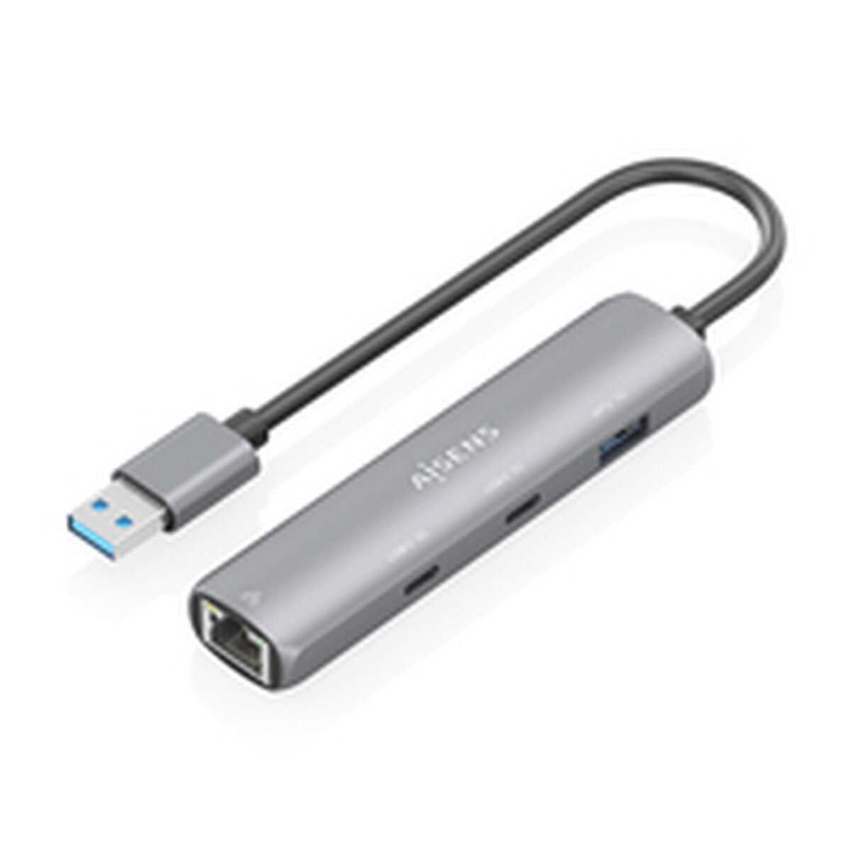 USB Hub Aisens ASUC-4P036-GR Grey